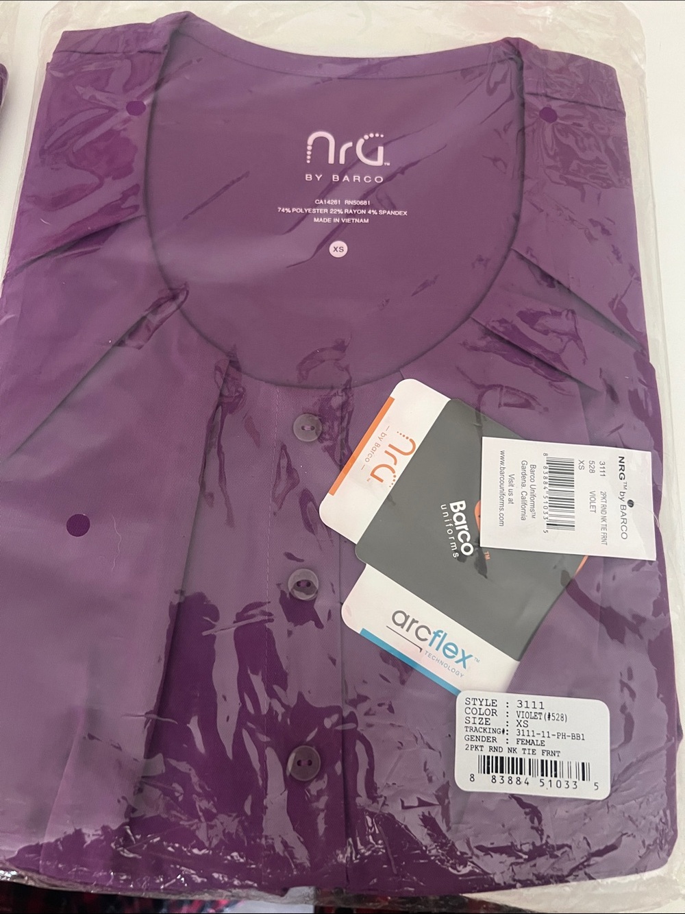 Women’s Violet Scrub set